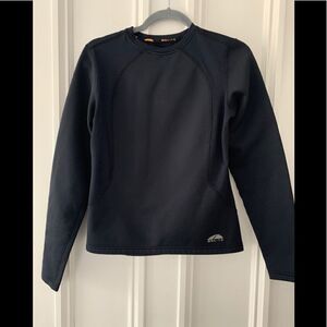 Go lite black fleece lined top Medium